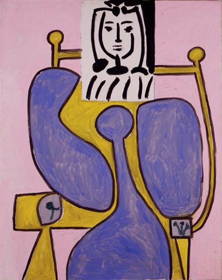 Pablo Picasso | FEMME ASSISE A LA ROBE BLEUE | MutualArt
