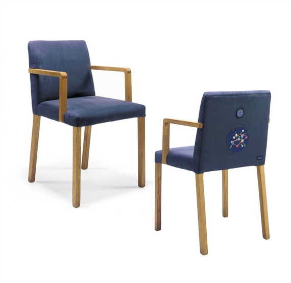 A SET OF SIX JASPER MORRISON PHARMACY CHAIRS