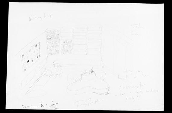 NOTTING HILL DRAWING by Damien Hirst, FullFormat:,year,1997