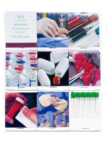 A SET OF 60 PHARMACY MATCHBOOKS