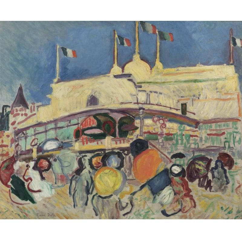 Artwork by Raoul Dufy, LE CASINO, Made of oil on canvas