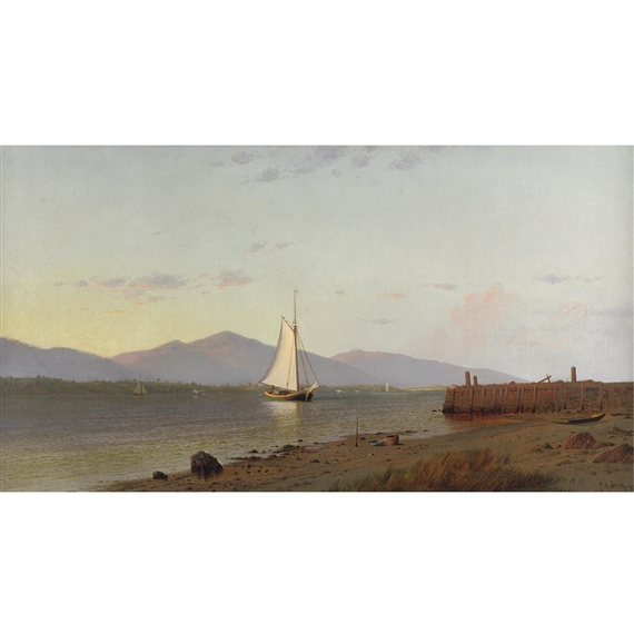 October on the Hudson by Francis A. Silva