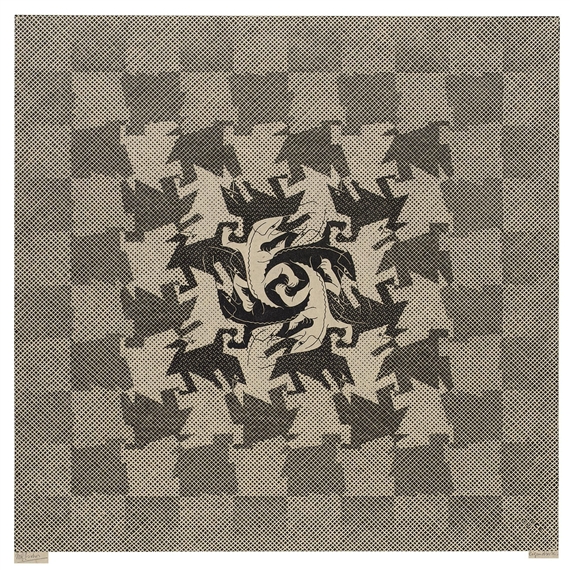 Development I (Bool 300) by Maurits Cornelis Escher