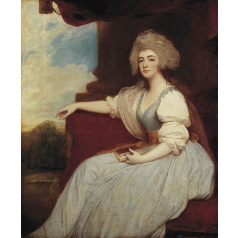 George Romney | Portrait of Anne, Duchess of Cumberland (1742/43-1808 ...