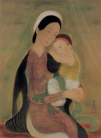 MATERNITÉ by Lê Phổ, circa 1937