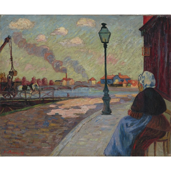 LA SEINE À CHARENTON by Armand Guillaumin, FullFormat:,year,1875