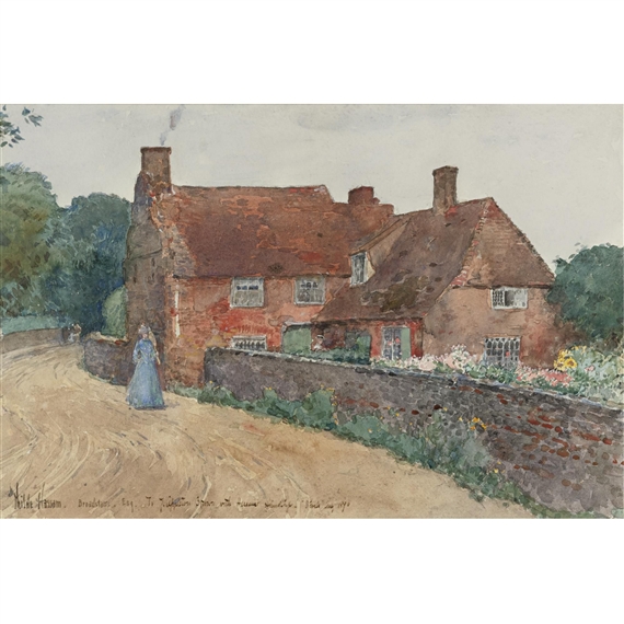 Broadstairs Cottage by Childe Hassam, FullFormat:,year,1889