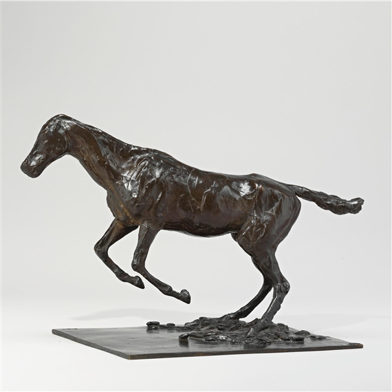 Cheval s'enlevant sur l'obstacle by Edgar Degas, FullFormat:,year,1882