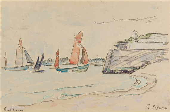 TABLEAU ANCIEN PAYSAGE port bateaux réverbère fauvisme signé Mosso EUR