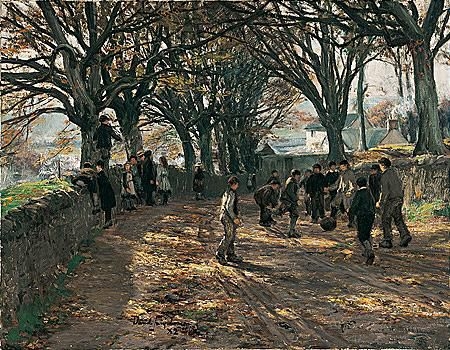 a game of football by David Farquharson