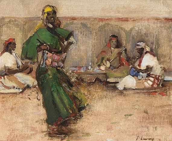 A STREET IN TANGIERS by John Lavery