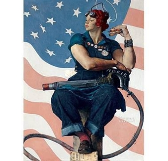 ROSIE THE RIVETER - Norman Rockwell