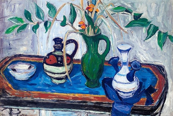 Sir William George Gillies | STILL-LIFE WITH SOLOMON'S SEAL | MutualArt