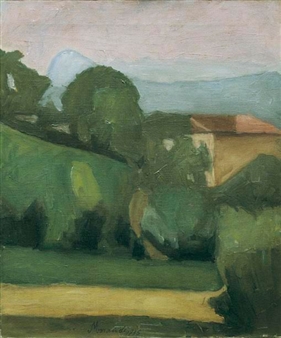 Giorgio Morandi | Paesaggio (1935) | MutualArt
