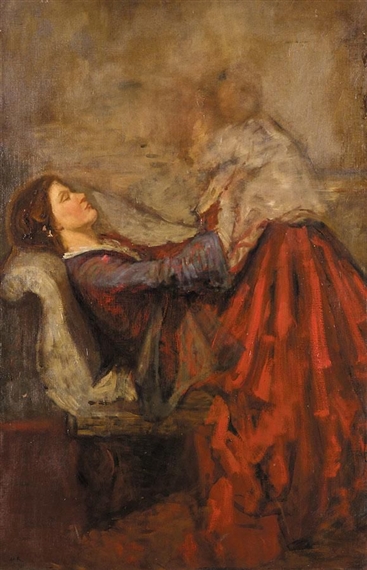Sir William Rothenstein | MOTHER AND CHILD | MutualArt