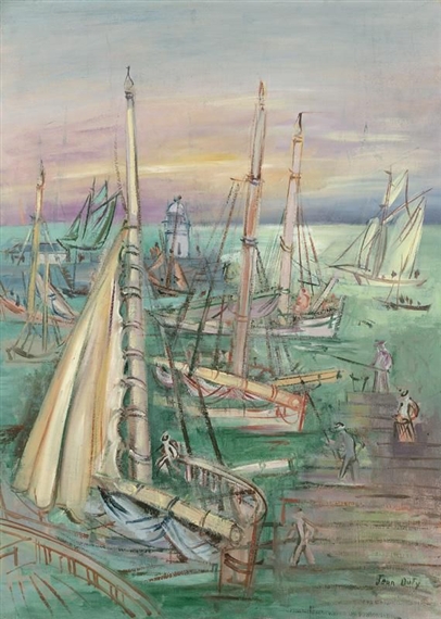 PORT DE PECHE by Jean Dufy