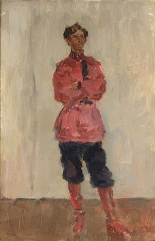 A PORTRAIT OF A COSSACK by Isaac Israëls