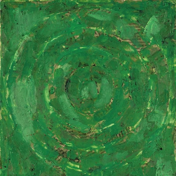 Jasper Johns Green Target Mutualart