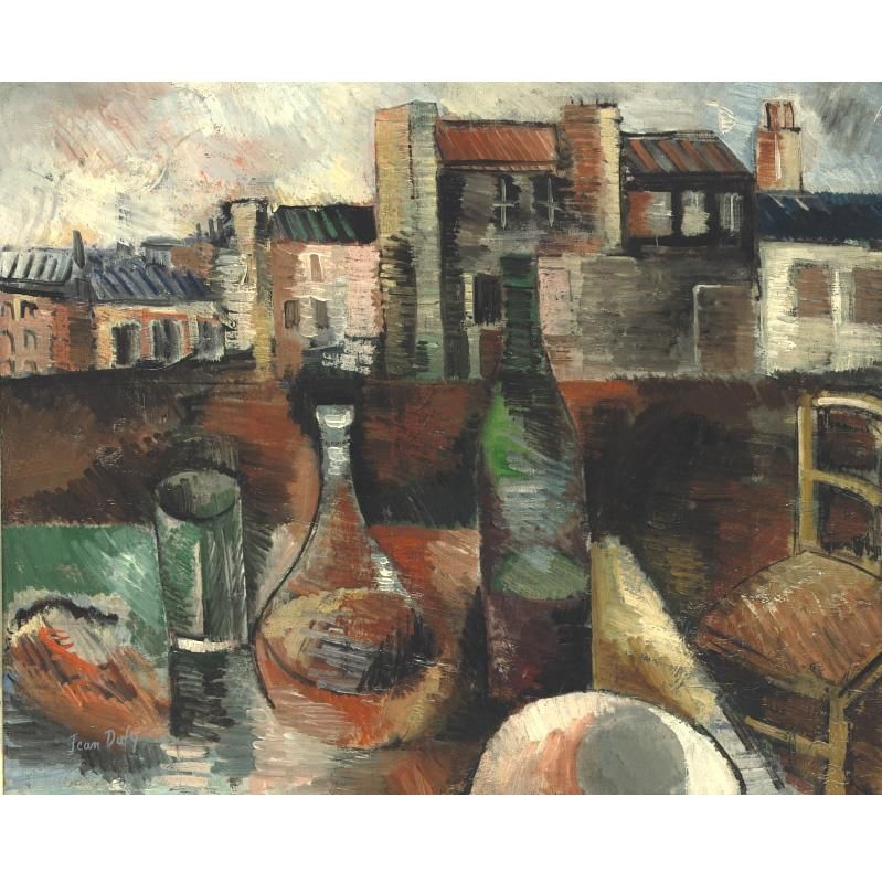 Artwork by Jean Dufy, MONTMARTRE, ATELIER DE JEAN DUFY, Made of oil on canvas