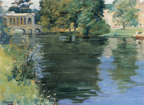 THE PALLADIAN BRIDGE, WILTON HOUSE by John Lavery
