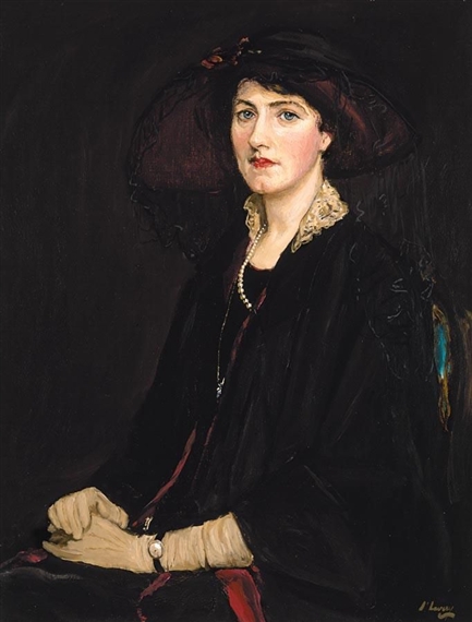 PORTRAIT OF LADY RAEBURN by John Lavery