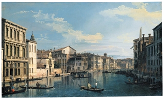 VENICE 1697 - 1768 VENICE, THE GRAND CANAL FROM PALAZZO FLANGINI TO THE CHURCH OF SAN MARCUOLA - Canaletto