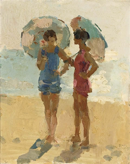 LADIES ON THE BEACH, VIAREGGIO