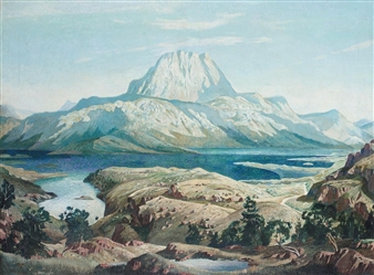 BEN SLIOCH FROM LOCH MAREE - James McIntosh Patrick‏