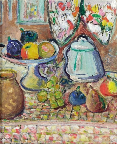 STILL LIFE OF FRUIT AND POTS (RECTO); STILL LIFE OF FRUIT (VERSO)