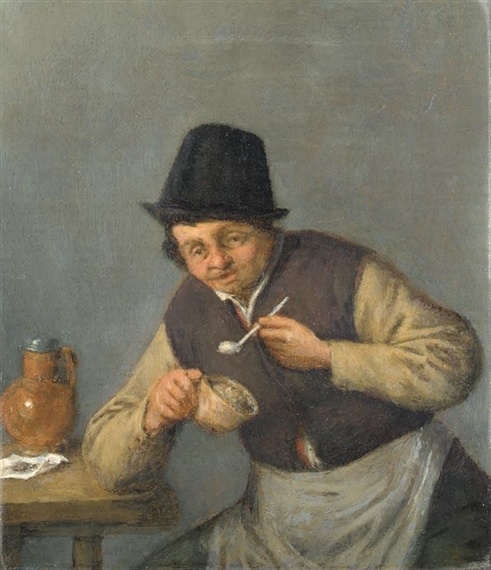 Adriaen Van Ostade | A PEASANT WITH HIS PIPE | MutualArt