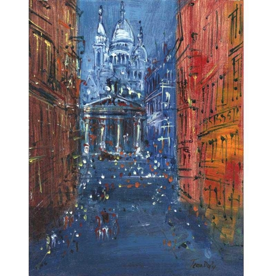 PARIS, RUE LAFFITTE by Jean Dufy