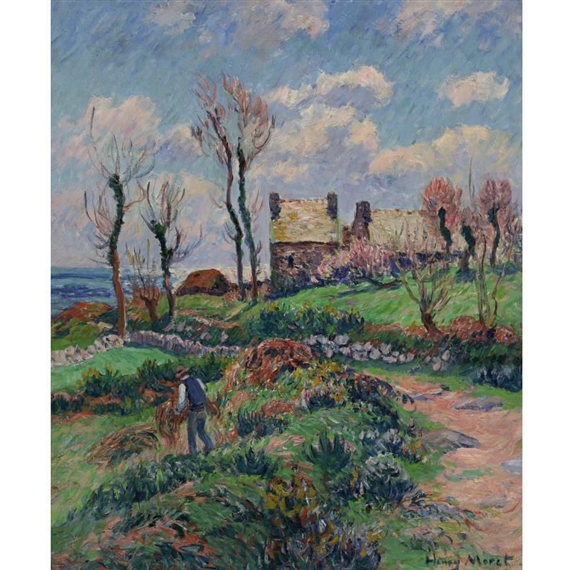 Henri Moret | ENVIRONS D'AUDIERNE | MutualArt