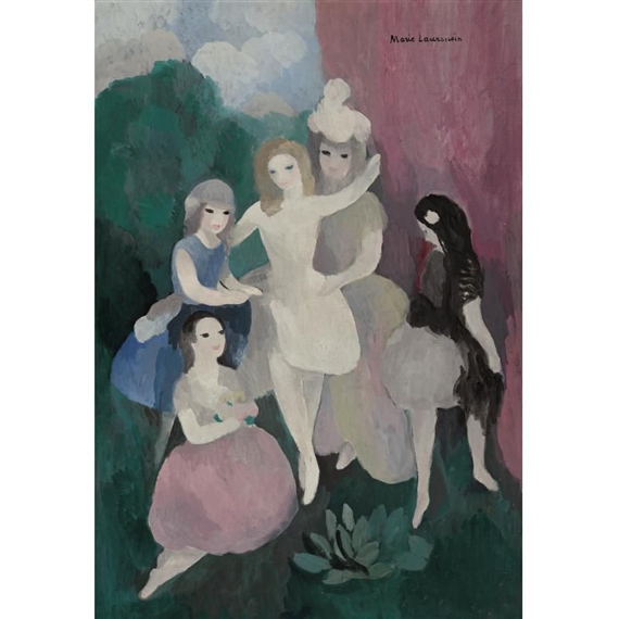 Marie Laurencin : Ballerines, 1948 - Gravure originale signée