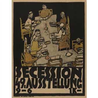 Egon Schiele | Secession 49. Ausstellung Plakat (K. 15) (1918