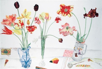 TULIPS - Elizabeth Blackadder
