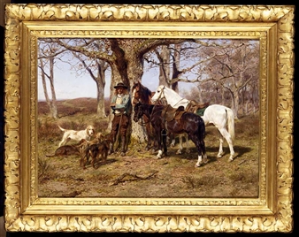 UNE HALTE DANS LA FORET - Rosa Bonheur
