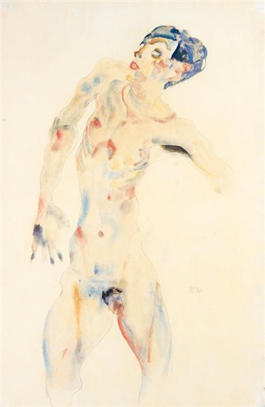 SELBSTBILDNIS (SELF-PORTRAIT) by Egon Schiele