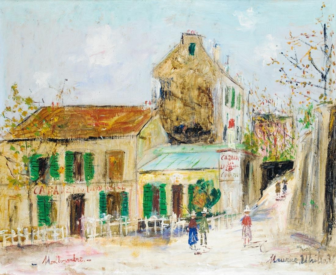Maurice Utrillo LE LAPIN AGILE À MONTMARTRE MutualArt
