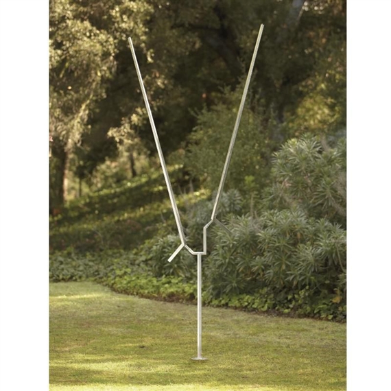 TWO LINES EXCENTRIC by George Rickey, FullFormat:,year,1986