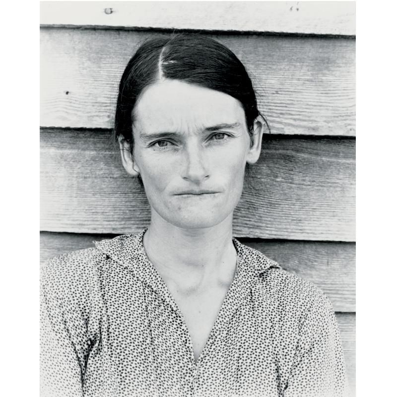 Walker Evans 'TENANT FARMER WIFE' (ALLIE MAE BURROUGHS) MutualArt