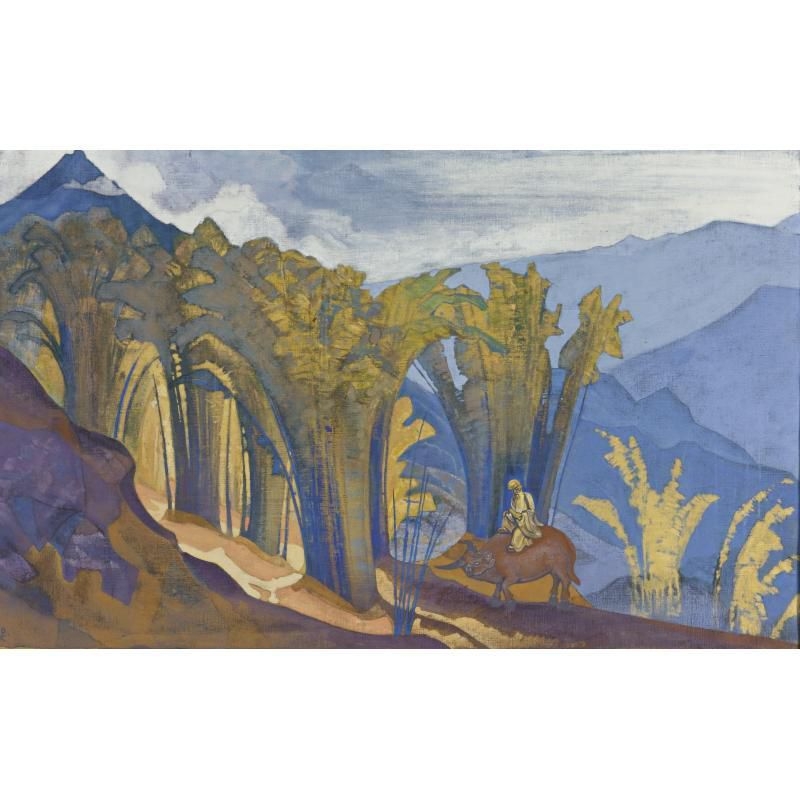 Artwork by Nicholas Roerich, RUSSIAN, 1874-1947 LAO-TZE, Made of tempera on canvas