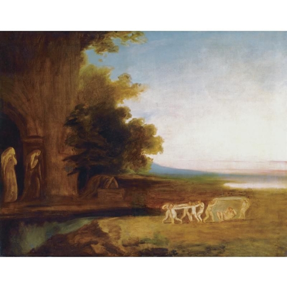 Titania Reposing with her Indian Votaries by George Romney