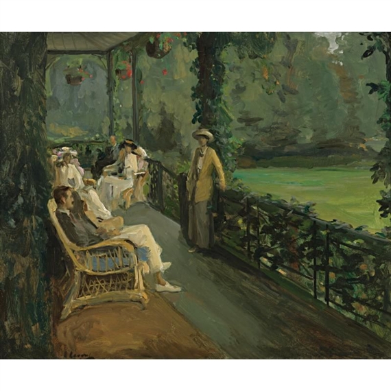 The Verandah by John Lavery