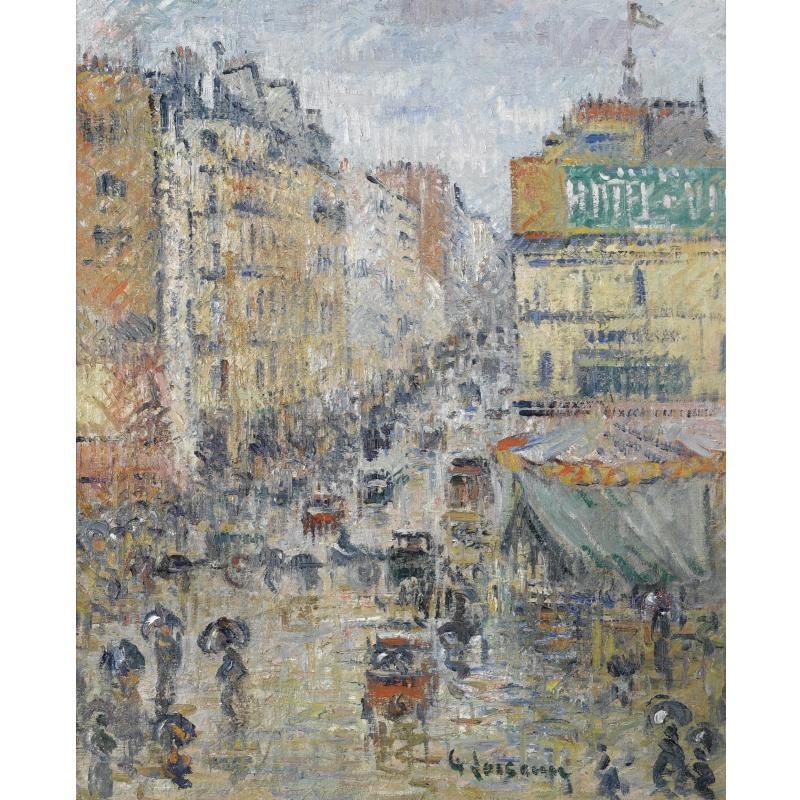 Gustave Loiseau RUE DE CLIGNANCOURT, PARIS (Circa 1924) MutualArt