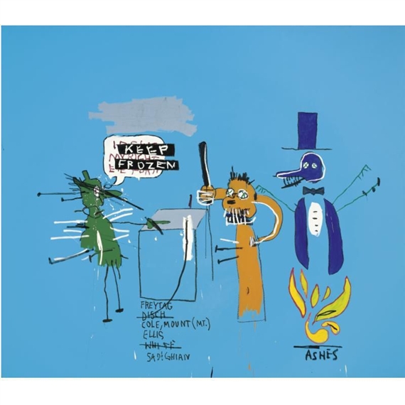 Jean-Michel Basquiat | The Dingoes that Park their Brains with their ...