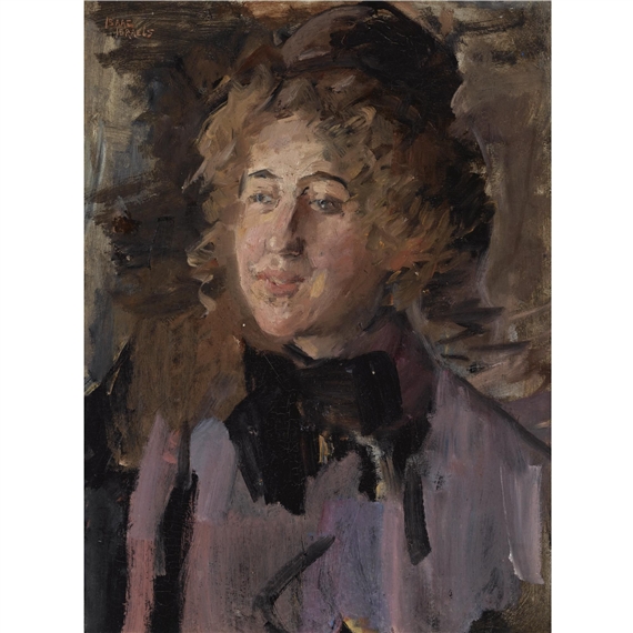 lady in violet by Isaac Israëls