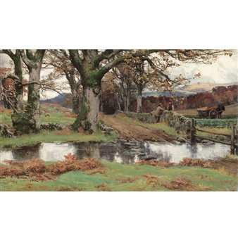 discussing the harvest - David Farquharson