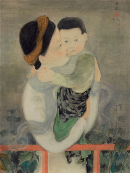 Maternité by Lê Phổ, FullFormat:circa,year,1938
