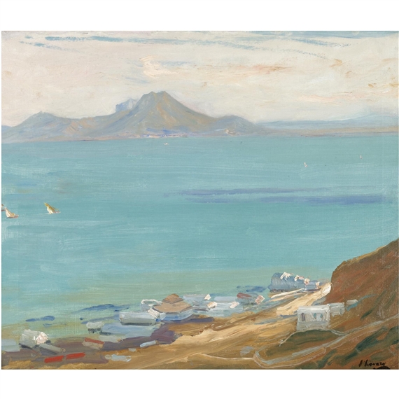 Hammam Lif, Bay of Tunis, Evening, from Sidi bu Said by John Lavery