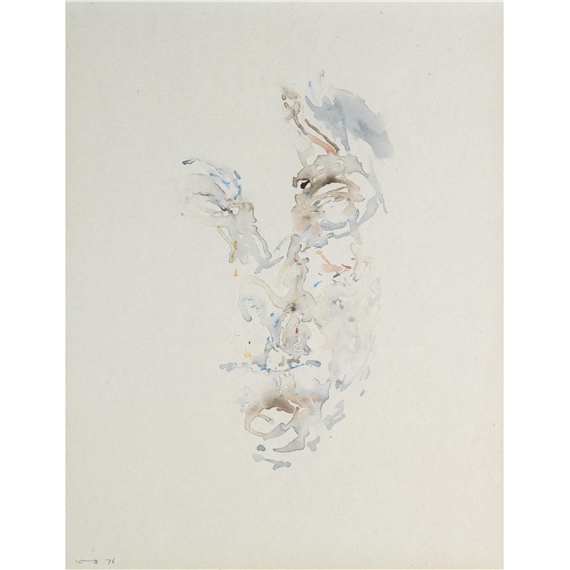 Louis Le Brocquy | Study Towards an Image of Samuel Beckett | MutualArt